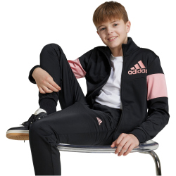 adidas Sportswear Back To School Trainingsanzug Kinder 095A - black/sepisp 104