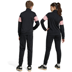 adidas Sportswear Back To School Trainingsanzug Kinder 095A - black/sepisp 104