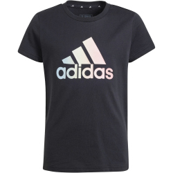 adidas Sportswear Metallic Print T-Shirt Kinder 095A - black 152