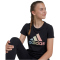 adidas Sportswear Metallic Print T-Shirt Kinder 095A - black 152