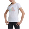 adidas Sportswear Metallic Print T-Shirt Kinder 001A - white 152