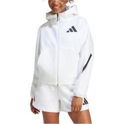 adidas Z.N.E. Kapuzen-Sweatjacke Damen JE7849 - white XS