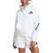 adidas Z.N.E. Kapuzen-Sweatjacke Damen JE7849 - white XS
