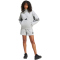 adidas Z.N.E. Sweatshorts Damen JJ4677 - medium grey heather XS