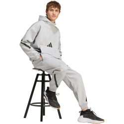adidas Z.N.E. Hoodie Herren JE3070 - medium grey heather S