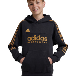 adidas Sportswear Tiro Nations Pack Hoodie Kinder 095A - black/sttan/tmvire 152