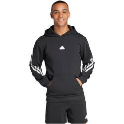 adidas Future Icons 3-Streifen Hoodie Herren 095A - black L