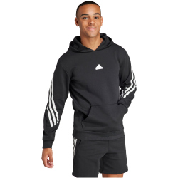 adidas Future Icons 3-Streifen Hoodie Herren 095A - black L