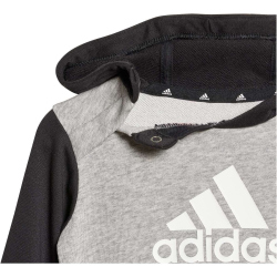 adidas Essentials Colorblock Jogginganzug Kinder 095A - black/mgreyh 68
