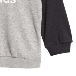 adidas Essentials Colorblock Jogginganzug Kinder 095A - black/mgreyh 68