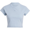 adidas Sportswear Lounge Ribbed Cropped T-Shirt Damen AEWP - wonblu XXS