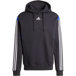 adidas Colorblock Hoodie Herren 095A - black/white L