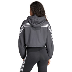 adidas Future Icons 3-Streifen Wnd.Rdy Windbreaker Damen 095A - black/white XL
