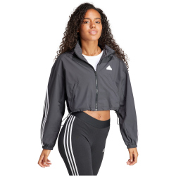 adidas Future Icons 3-Streifen Wnd.Rdy Windbreaker Damen 095A - black/white XL