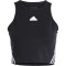 adidas Future Icons 3-Streifen Trainings-Tanktop Damen 095A - black XXS