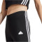 adidas Future Icons 3-Streifen Leggings Damen 095A - black XXS