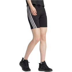 adidas Future Icons Drei-Streifen kurze Leggings Damen 095A - black XXS