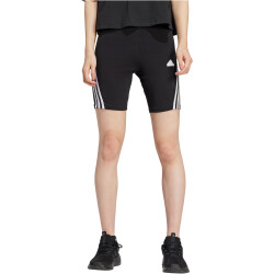 adidas Future Icons Drei-Streifen kurze Leggings Damen 095A - black XXS