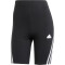 adidas Future Icons Drei-Streifen kurze Leggings Damen 095A - black XXS
