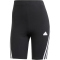 adidas Future Icons Drei-Streifen kurze Leggings Damen 095A - black XS