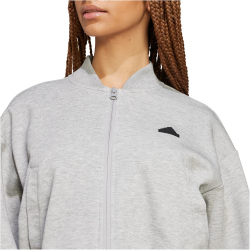 adidas Future Icons 3-Streifen Bomberjacke Damen 83F7 - mgreyh XXS