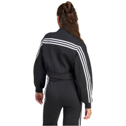 adidas Future Icons 3-Streifen Bomberjacke Damen 095A - black/white XXS
