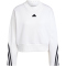 adidas Future Icons 3-Streifen Sweatshirt Damen 001A - white XS