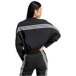 adidas Future Icons 3-Streifen Sweatshirt Damen 095A - black XXL