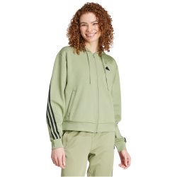 adidas Future Icons 3-Streifen Sweatjacke Damen A98F - tengrn XS