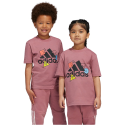adidas Sportswear Positivity Table Graphic T-Shirt Kinder AFAK - precri 104