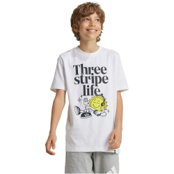 adidas Sportswear Positivity Table Graphic T-Shirt Kinder 001A - white 152