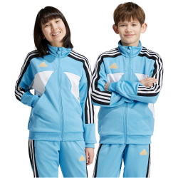 adidas Sportswear Tiro Nations Pack Trainingsjacke Kinder 57F0 - ltblue/white/black/ha 176
