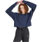 adidas Sportswear All SZN Ribbed V-Neck Sweatshirt Damen AA35 - legink M