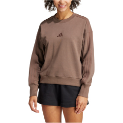 adidas Sportswear All SZN French Terry 3-Streifen Loose Sweatshirt Damen AETF - earstr M