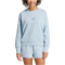 adidas Sportswear All SZN French Terry 3-Streifen Loose Sweatshirt Damen AEWP - wonblu M