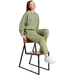 adidas Sportswear All SZN Fleece Barrel Leg Trainingshose Damen A98F - tengrn XS