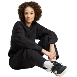 adidas Sportswear All SZN Fleece Barrel Leg Trainingshose Damen 095A - black XXS