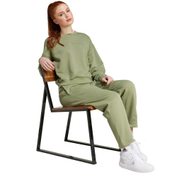 adidas Sportswear All SZN Loose Sweatshirt Damen A98F - tengrn S