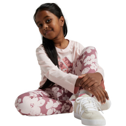 adidas Sportswear Essentials Allover Print Jogginganzug (Sweatshirt + Leggings) Kinder AFB1 - sanpin 110