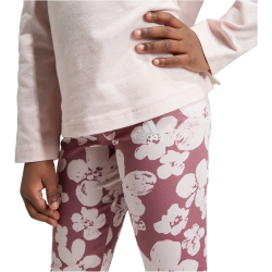 adidas Sportswear Essentials Allover Print Jogginganzug (Sweatshirt + Leggings) Kinder AFB1 - sanpin 110