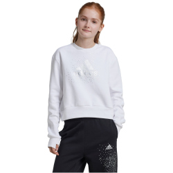 adidas Sportswear Glam Crew Sweatshirt Kinder 001A - white 170