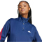 adidas Sportswear Iconic Wrapping 3-Streifen Snap Sweatshirt Damen AD8Q - navblu/betsca XS