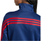 adidas Sportswear Iconic Wrapping 3-Streifen Snap Sweatshirt Damen AD8Q - navblu/betsca XS
