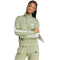 adidas Sportswear Iconic Wrapping 3-Streifen Snap Sweatshirt Damen A98F - tengrn/white XS