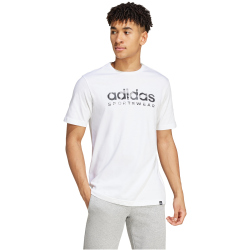 adidas Sportswear Camo Linear Graphic T-Shirt Herren 001A - white 4XL
