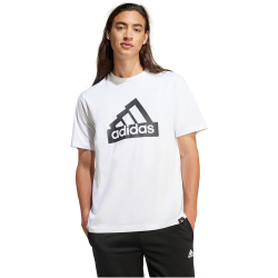 adidas Sportswear Modern Essentials Graphic T-Shirt Herren 001A - white M