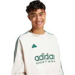 adidas Sportswear House of Tiro Fleece Sweatshirt Herren ADAT - alumin/cgreen M