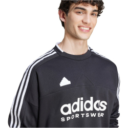 adidas Sportswear House of Tiro Fleece Sweatshirt Herren 095A - black/white M