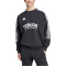 adidas Sportswear House of Tiro Fleece Sweatshirt Herren 095A - black/white M