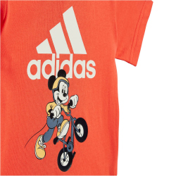 adidas Sportswear Disney Micky Maus Baby-Set (T-Shirt + Shorts) A0TB - brired/owhite/semspa 68